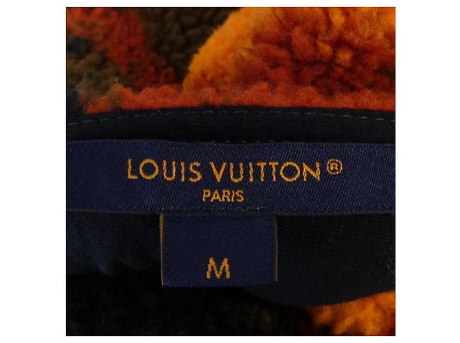 Chaleco de forro polar reversible Louis Vuitton Azul Naranja Azul marino - vista 4
