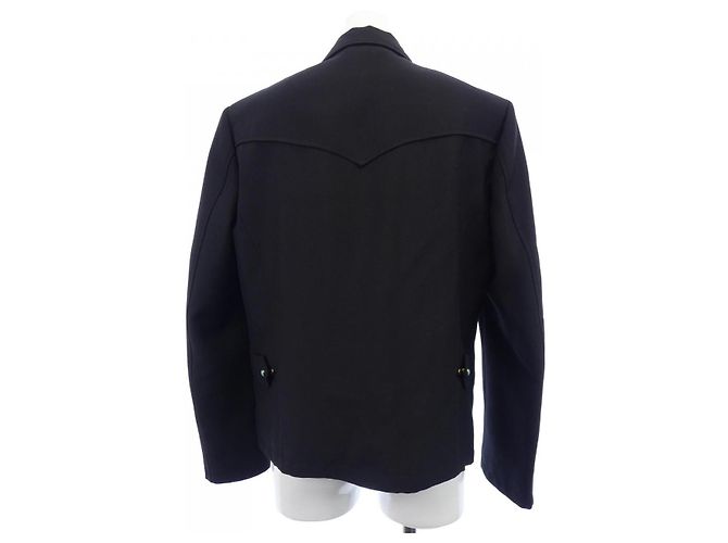 Giacca in lana con taglio western Louis Vuitton Nero - vista 2