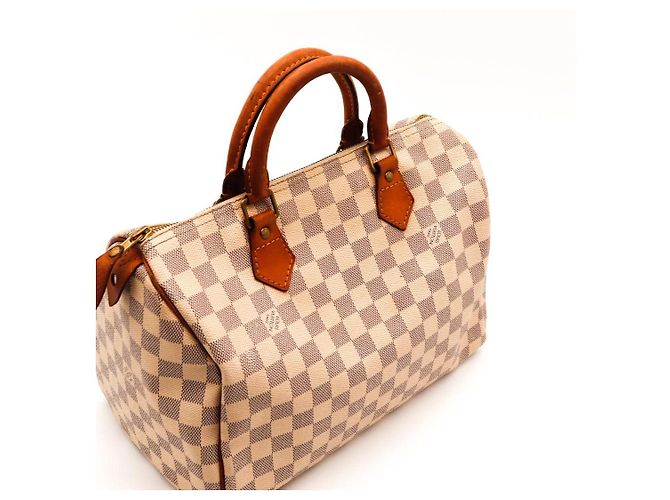 Louis Vuitton Speedy 30 Damier Ebene Marrone - vista 10