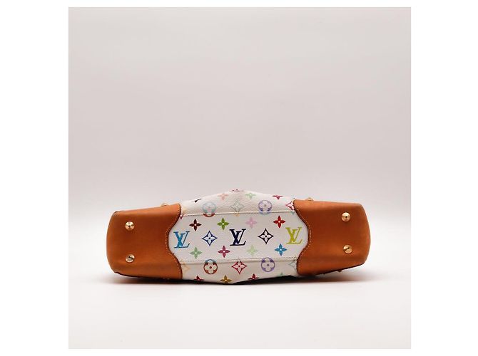 Louis Vuitton Monogram Multicolore White Leather Handbag Multiple colors - view 5