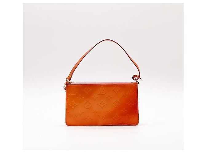 Louis Vuitton Monogram Vernis Pochette Accessoires Arancione - vista 3