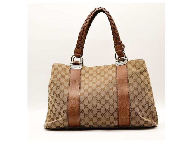 Gucci Borsa a tracolla in tela GG Supreme Marrone Monogramma - vista 3