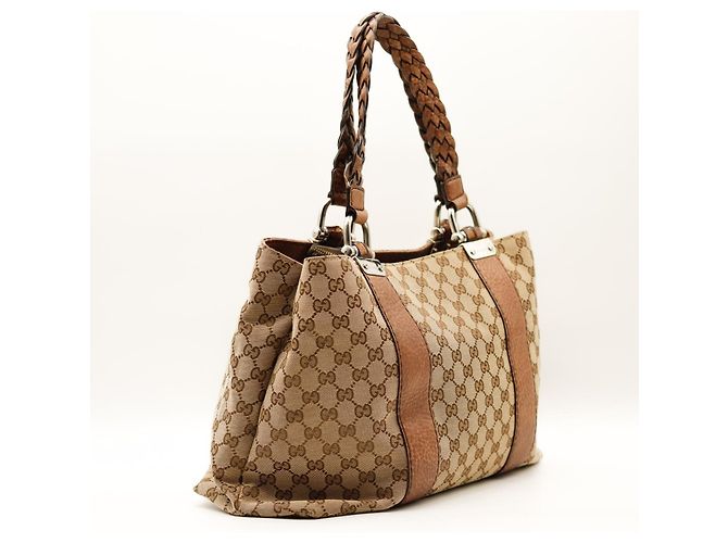 Gucci Borsa a tracolla in tela GG Supreme Marrone Monogramma - vista 4