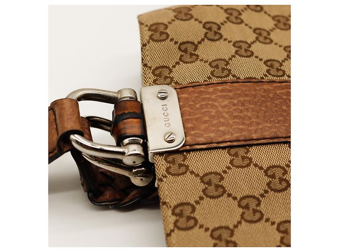 Gucci Borsa a tracolla in tela GG Supreme Marrone Monogramma - vista 6