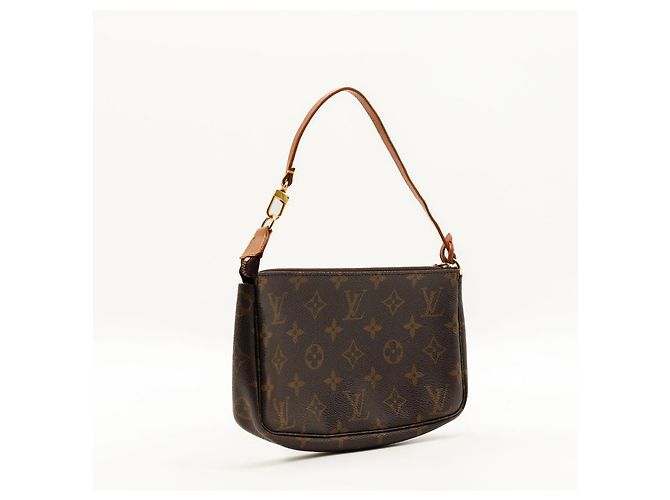 Louis Vuitton Pochette Accessoires Monogram Marrone Monogramma - vista 2