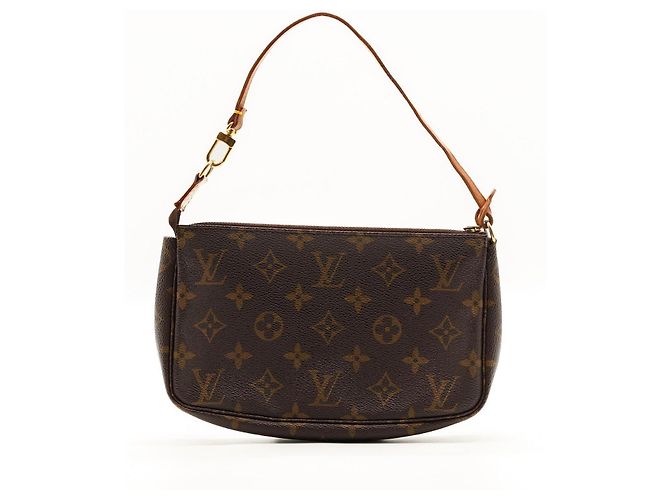 Louis Vuitton Pochette Accessoires Monogram Marrone Monogramma - vista 3