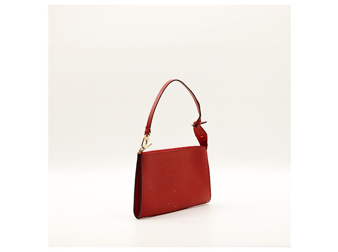 Louis Vuitton Epi Pochette Accessoires Rossa Rosso - vista 4