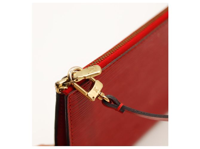 Louis Vuitton Epi Pochette Accessoires Rossa Rosso - vista 6