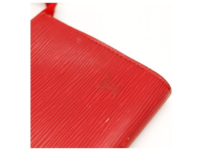 Louis Vuitton Epi Pochette Accessoires Rossa Rosso - vista 8