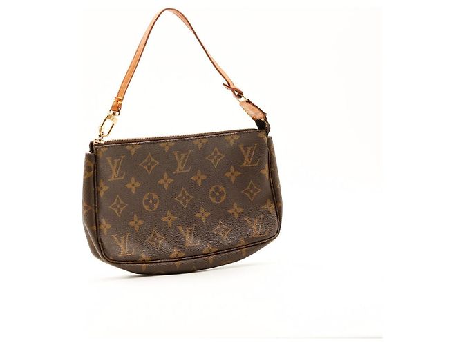 Louis Vuitton Pochette Accessoires Monogram Marrone Monogramma - vista 4