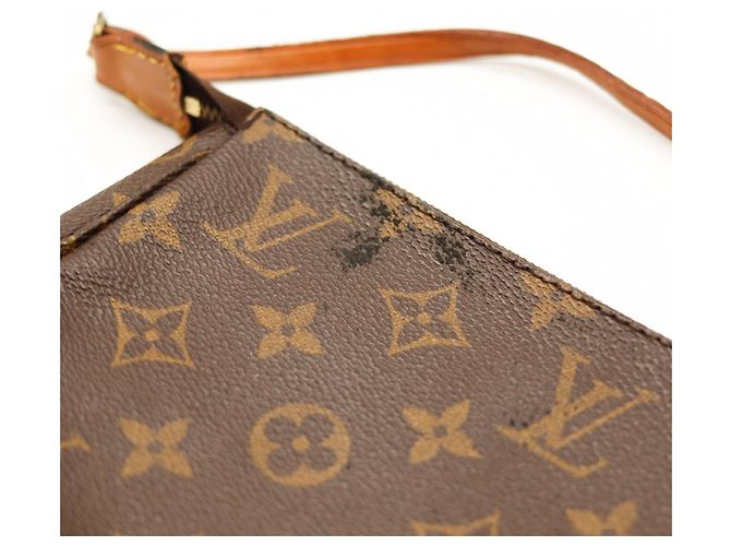 Louis Vuitton Pochette Accessoires Monogram Marrone Monogramma - vista 6