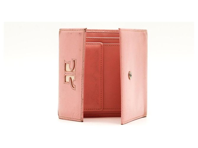 Courreges Courrèges Ledergeldbörse Rosa Pink - Ansicht 2