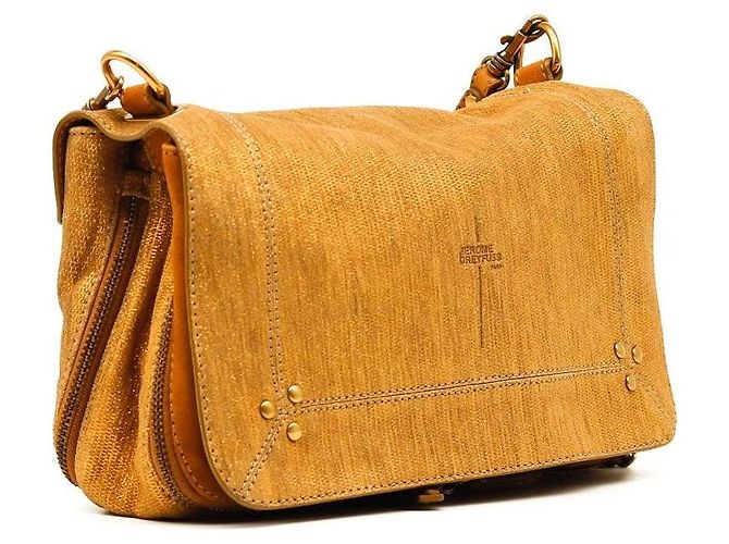 Jerome Dreyfuss Borsa Bobi in paglia Sabbia - vista 2