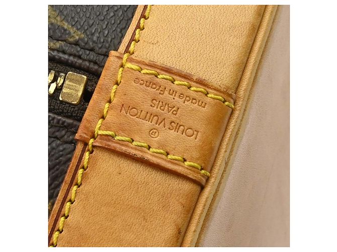 Borsa Louis Vuitton Alma Monogram Canvas PM Marrone - vista 4