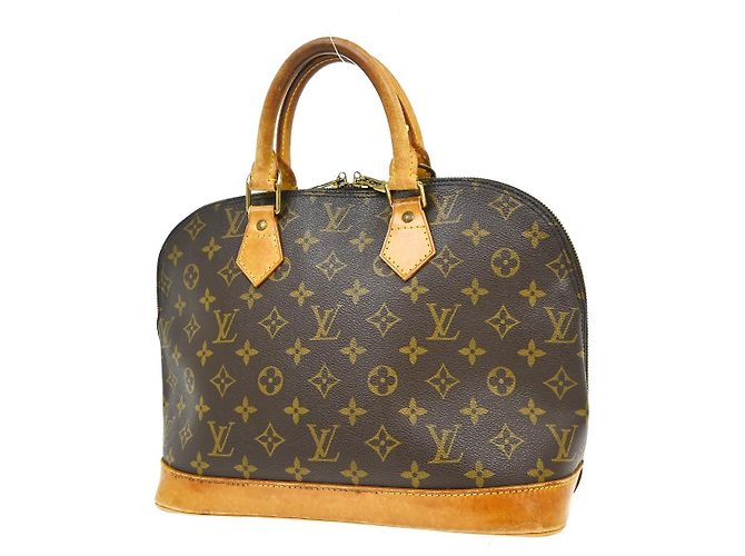 Borsa Louis Vuitton Alma Monogram Canvas PM Marrone - vista 2