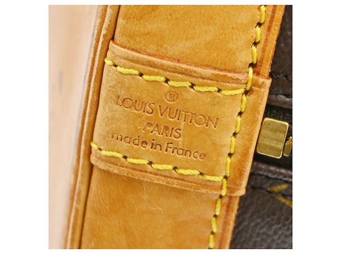 Borsa Louis Vuitton Alma Monogram Canvas PM Marrone - vista 4
