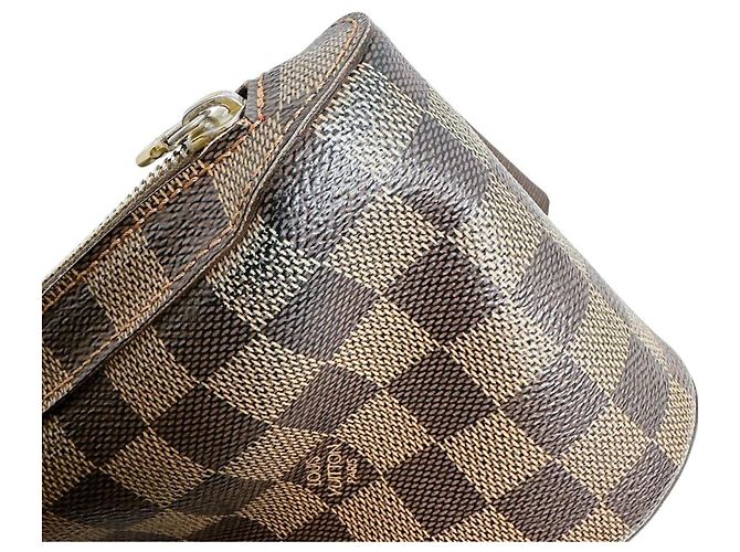 Sac bandoulière Louis Vuitton Geronimos en toile Damier Marron Multicolore - vue 10