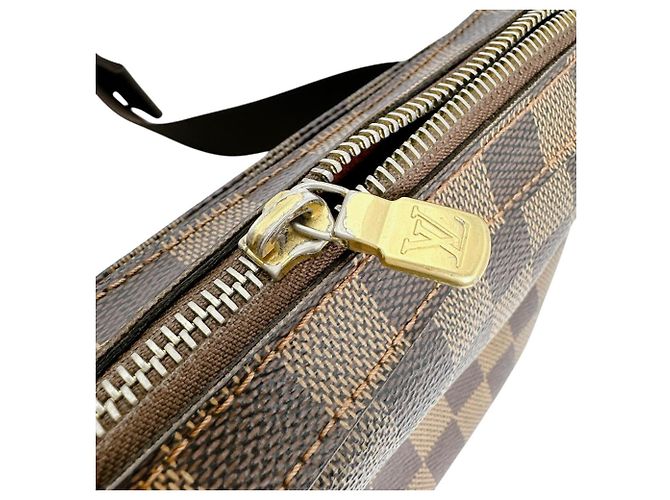 Sac bandoulière Louis Vuitton Geronimos en toile Damier Marron Multicolore - vue 11