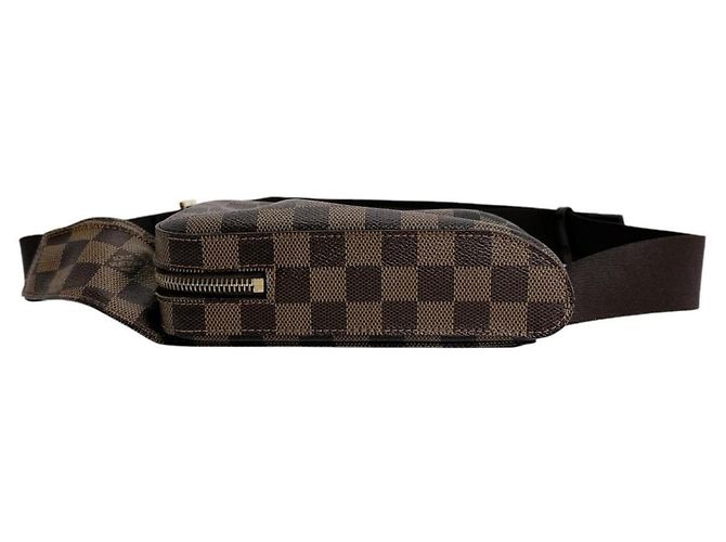 Sac bandoulière Louis Vuitton Geronimos en toile Damier Marron Multicolore - vue 5