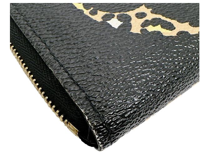 Portafoglio monete Zippy Louis Vuitton Nero Multicolore Giallo Monogramma - vista 10