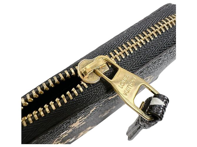 Portafoglio monete Zippy Louis Vuitton Nero Multicolore Giallo Monogramma - vista 12