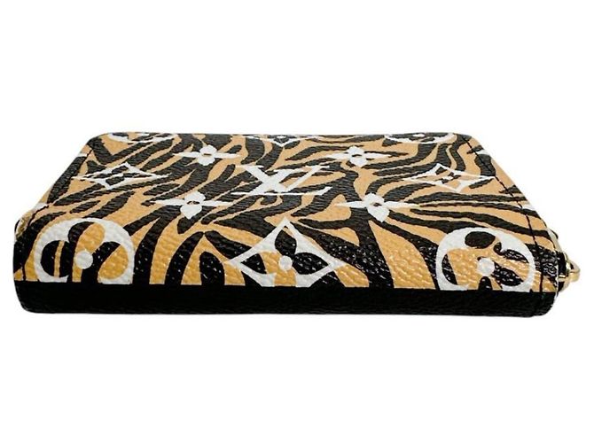 Portafoglio monete Zippy Louis Vuitton Nero Multicolore Giallo Monogramma - vista 3