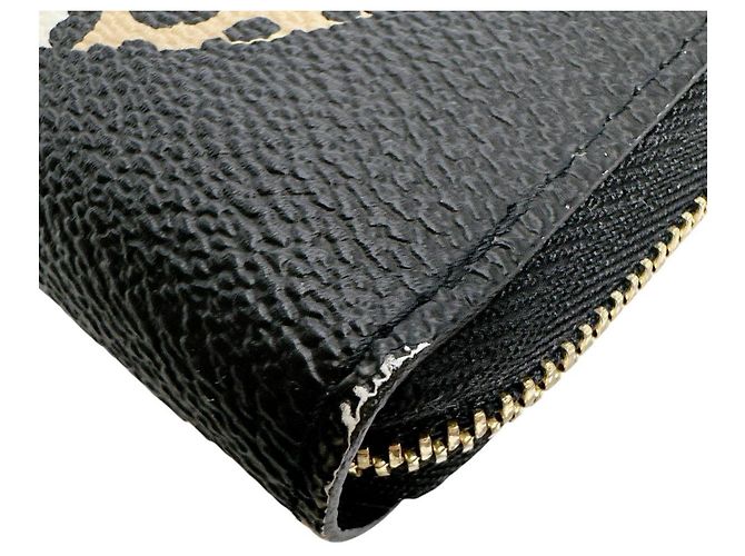 Portafoglio monete Zippy Louis Vuitton Nero Multicolore Giallo Monogramma - vista 9