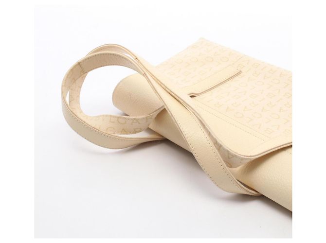 Bulgari Borsa Bvlgari Logomania Beige Crudo - vista 10