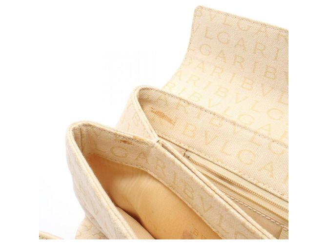 Bulgari Borsa Bvlgari Logomania Beige Crudo - vista 6