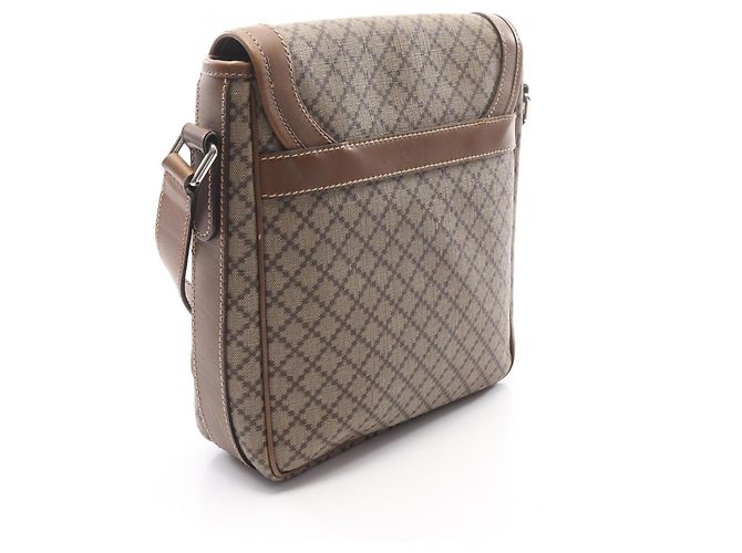 Borsa a Spalla Gucci Diamante Marrone Beige - vista 2