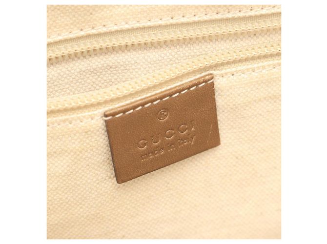 Borsa a Spalla Gucci Diamante Marrone Beige - vista 4