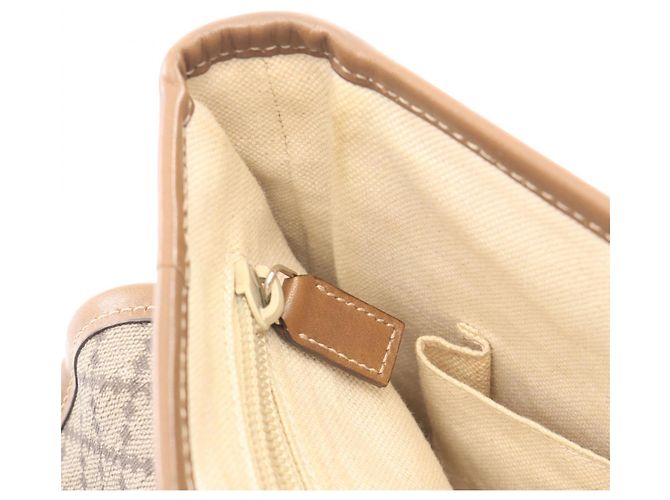 Borsa a Spalla Gucci Diamante Marrone Beige - vista 5