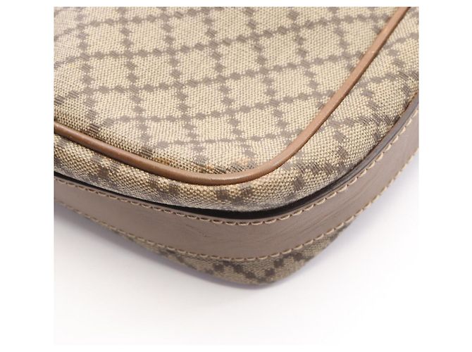 Borsa a Spalla Gucci Diamante Marrone Beige - vista 7