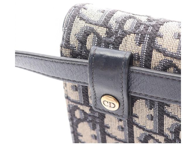 Borsa Christian Dior Saddle Crudo Blu navy - vista 11