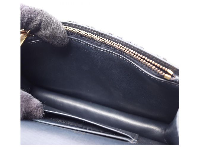 Borsa Christian Dior Saddle Crudo Blu navy - vista 5