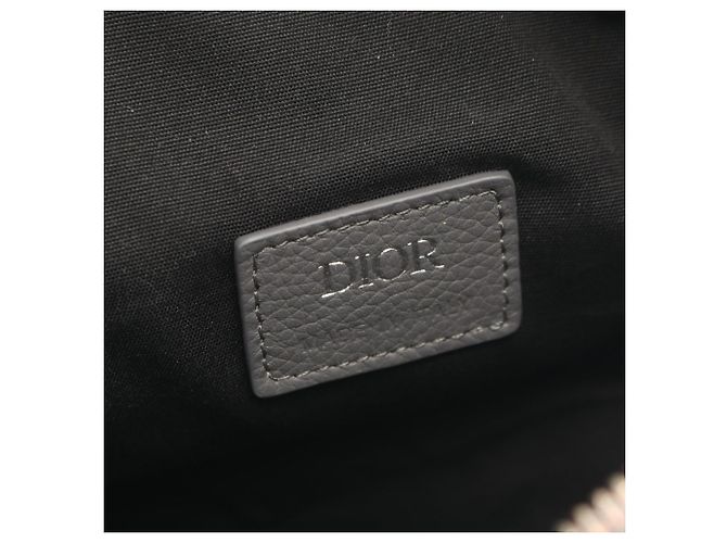 Borsa Saddle grigia Christian Dior Marrone - vista 4