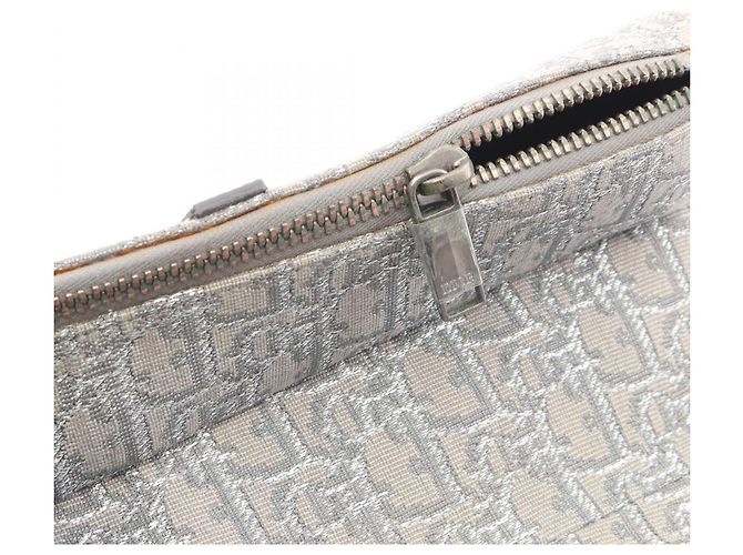 Borsa Saddle grigia Christian Dior Marrone - vista 5