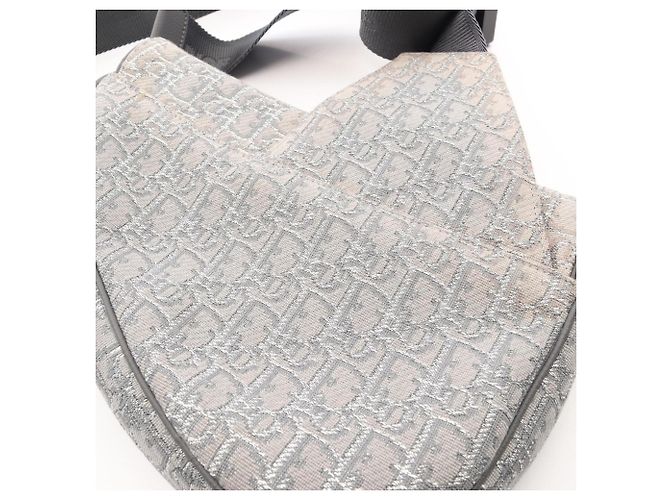 Borsa Saddle grigia Christian Dior Marrone - vista 9