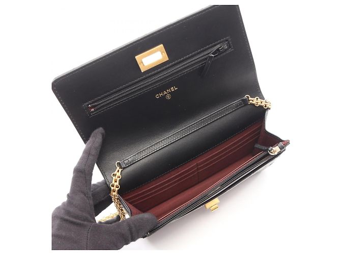 Chanel 2.55 Matelassé Mini Shoulder Bag Negro - vista 3