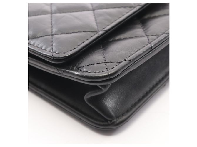 Chanel 2.55 Matelassé Mini Shoulder Bag Negro - vista 7