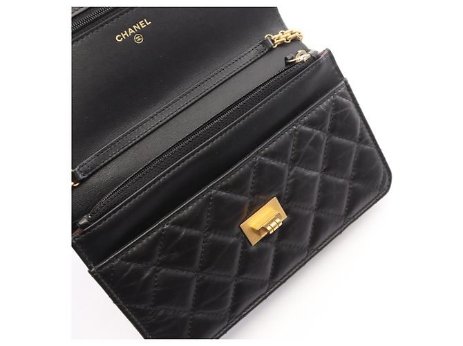 Chanel 2.55 Matelassé Mini Shoulder Bag Negro - vista 8