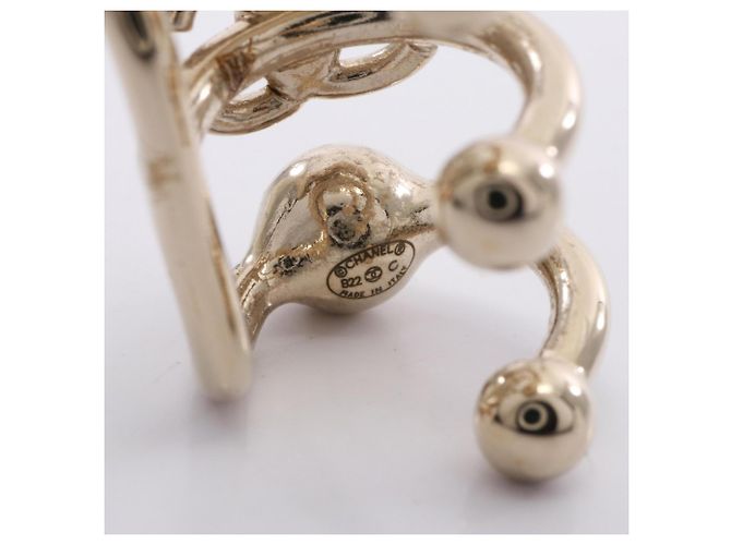 Timeless Earcuff Chanel placcato oro con strass Bianco D'oro - vista 3