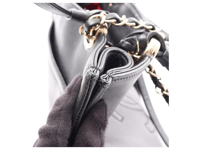 Borsa a Spalla Chanel Coco Mark Nero - vista 13