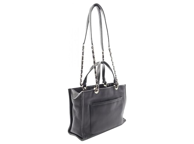 Borsa a Spalla Chanel Coco Mark Nero - vista 2