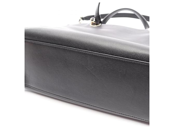Borsa a Spalla Chanel Coco Mark Nero - vista 7
