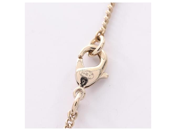 Collana Chanel Coco Mark Bianco D'oro - vista 4