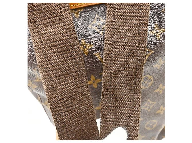 Louis Vuitton Vintage Montsouris Monogram Canvas GM Marron - vue 6
