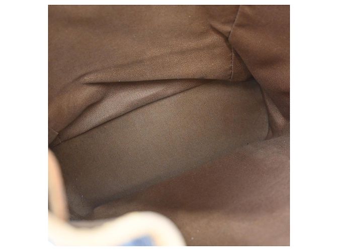 Louis Vuitton Vintage Montsouris Monogram Canvas MM Marron - vue 3