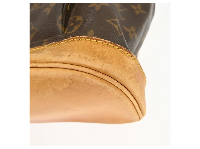 Louis Vuitton Vintage Montsouris Monogram Canvas MM Marron - vue 7