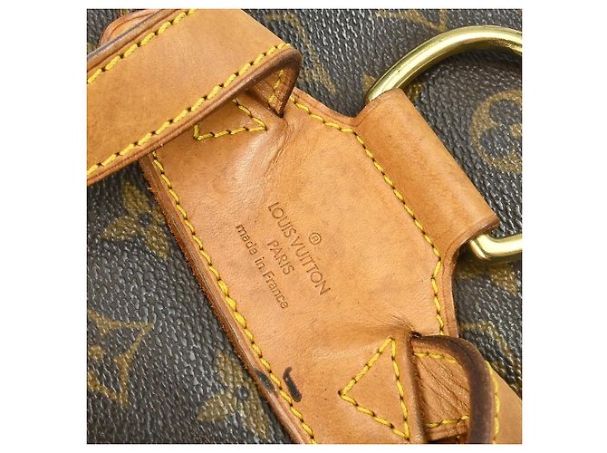 Louis Vuitton Vintage Montsouris Monogram Canvas MM Castaño - vista 4
